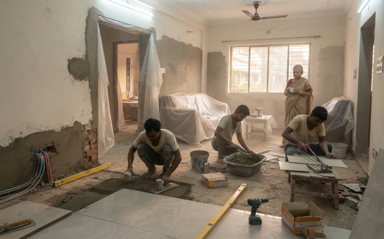 Civil construction and renovation work service