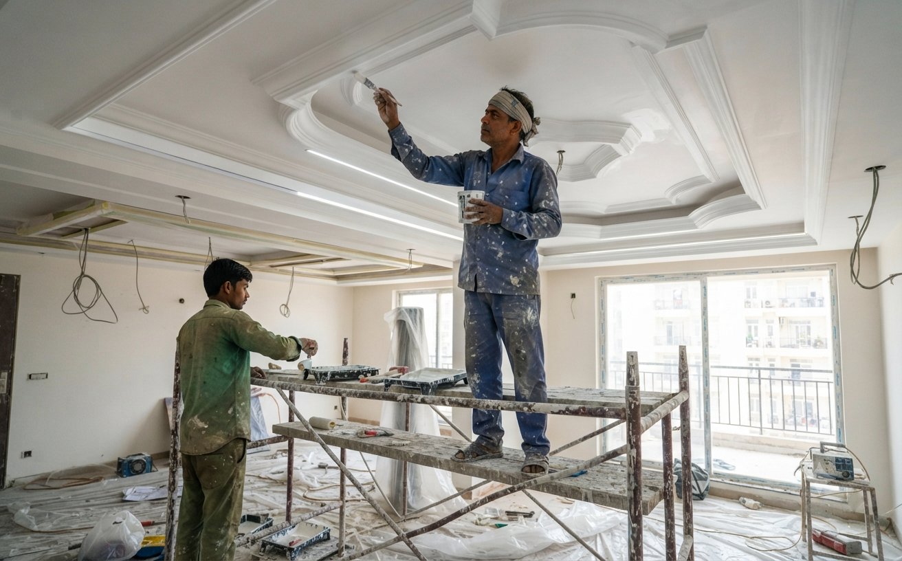 POP and False Ceiling Painting Service
